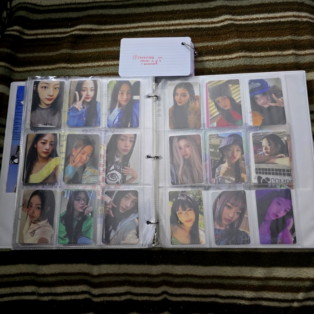newjeans njz hanni haerin hyein minji and danielle photocards